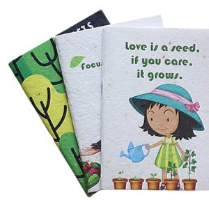 Plantable seed notebook