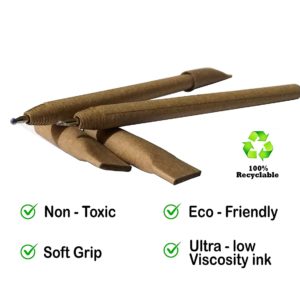 Recycled paper pen